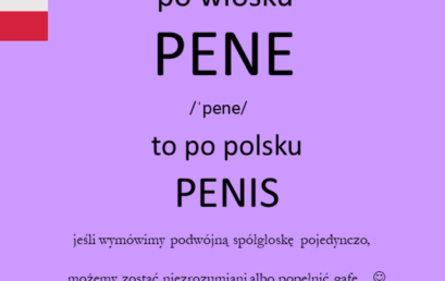 Pene vs. penne, czyli jak nie zamawiać w restauracji
